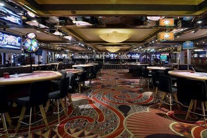 Pokeravond in een restaurant